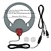 LEADSIGN HDTV Indoor Antenna 50+ Mile Range - ATSC180G Digital TV Aerial with 20dB in-Line Signal Amplifier Booster,3.3ft USB Cable and 16.5ft Coax Cable