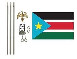 South Sudan 3x5 ft Outdoor Flag and Flag Pole