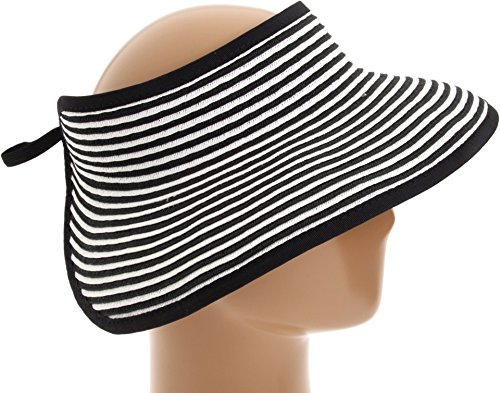San Diego Hat Visor, Black/White, One Size