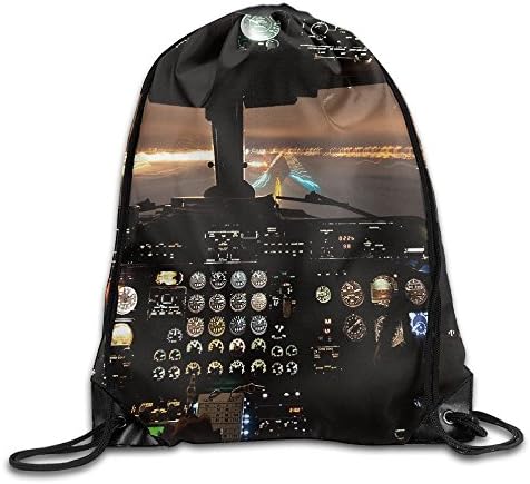Airplans Pilot And Physics Cool Drawstring Travel Sports Backpack Gift