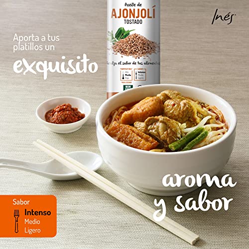 Aceite de ajonjolí tostado Inés 1 L