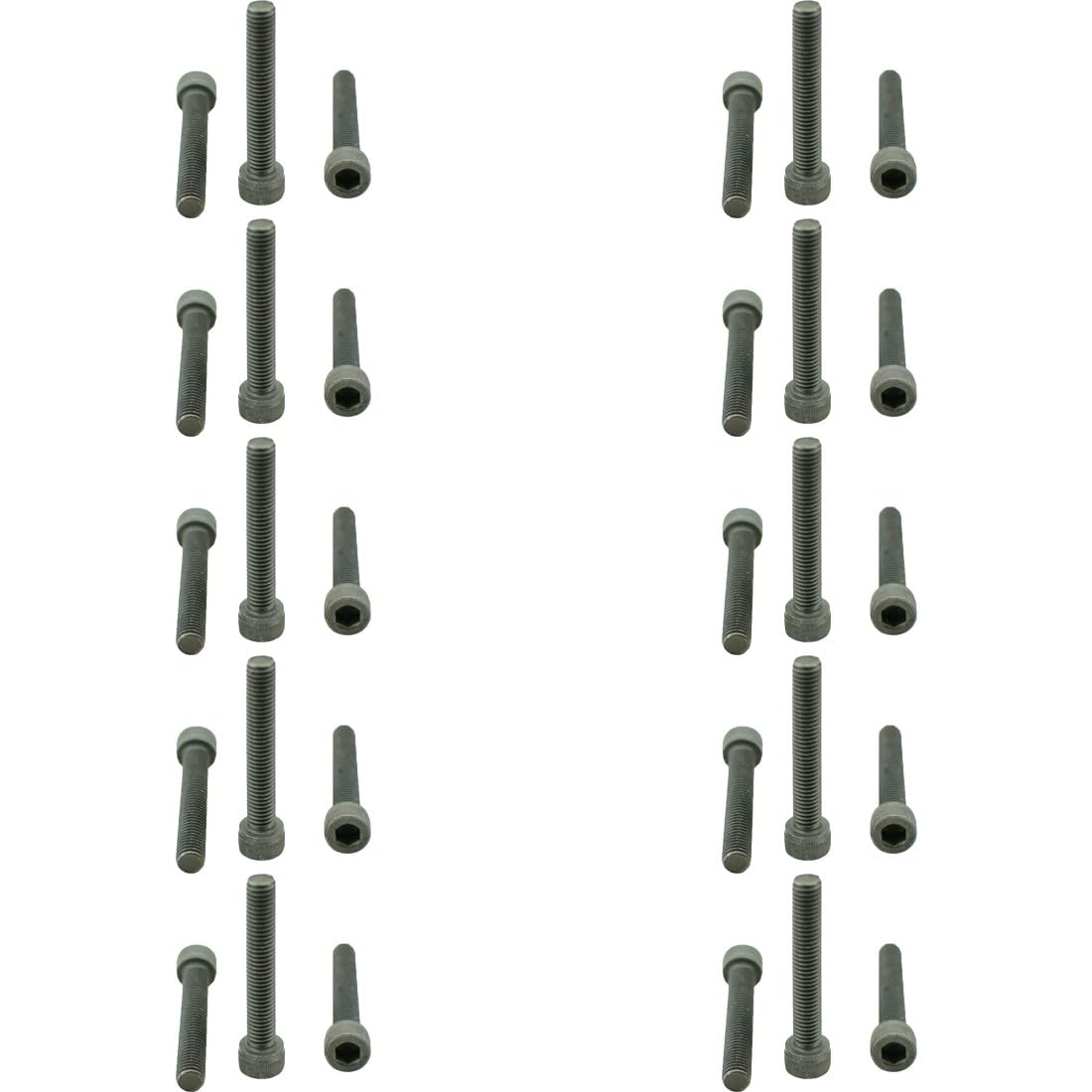 XunLiu Grade 12.9 Alloy Steel Hex Socket Head Cap Screws (30, M8X50)