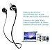 Amerzam Bluetooth Headphones 4.1 Earbuds Wireless Sports Headset Stereo Headphones with Mic, Black