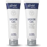Silver Biotics First Aid Healing &amp; Soothing Gel | Advanced SilverSol Technology | Amazing for Healing Skin from Scars, Burns, Wounds, Blemishes &amp; More | 20ppm | 4 Oz (Pack of 2)