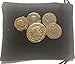 IT 5 Ancient Pre - Christian Roman Coins Comes in a Velvet Gift Bag AG-Good