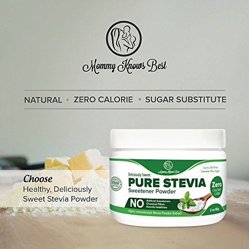 Pure Stevia Powder Extract Sweetener Zero Calorie Sugar Substitute