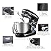 CHULUX Electric Stand Mixer, 1560W Tilt-Head Kitchen Electric Food Mixer, 6.5Qt Stainless steel Bowl, 6 Speed Control, Dough Hook, Whisk, Beater, Splash Guard, for Cake, Bread, Salad