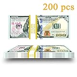 YooQn Play Money Prop Money Copy Money Double Sided Print 100 Dollar Bills Stack