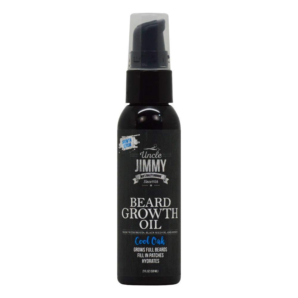 Amazon Com Uncle Jimmy Beard Growth Oil Cool Oak Beauty