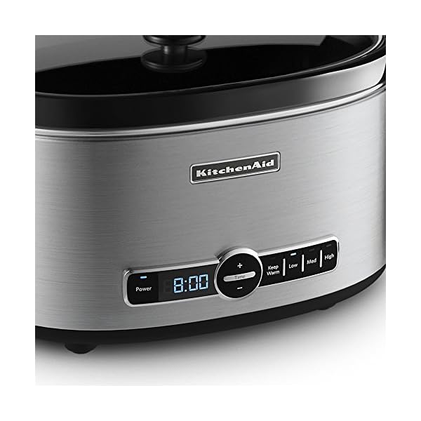 KitchenAid KSC6223SS 6Qt. Slow Cooker with Standard Lid Stainless