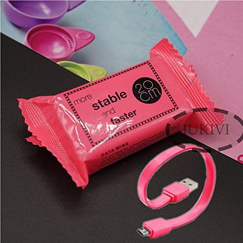 20cm Micro USB Candy Cable Cord Line Data Charger for iPhon 6,6s, 7 / Red