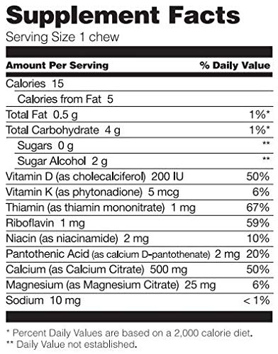 image for Bariatric Fusion 500mg Calcium Citrate & Energy Soft Chew Fruit Punch 