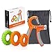 132LB/60kg Hand Gripper, RISEPRO Hand Strengthener Non-slip Gripper Hand Exerciser Strength Trainer for Athletes Pianists Kids Adjustable Resistance Set of 4 with 3 grip rings HG2060-3R