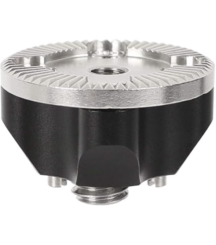 Adaptateur Rosette ARRI Pour Gimbal DJI RS 2, RS 3, RS 4 Pro - Compatible Avec Poignées Latérales, Fixation Rapide