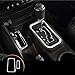 Opall 18PCS Full Set Interior Decoration Trim Kit Steering Wheel & Center Console Air Outlet Trim, Door Handle Cover Inner, Passenger Seat Handle Trim For Jeep Wrangler 2011-2017 4 Door (Silver)