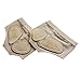 ISYITLTY Women's Dance Shoes Paws Pad Foot Thong Dance Paws Half Shoes L Beige