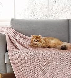 UGG 33816 Luna Cotton Throw Blanket Soft Washed