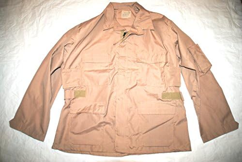 Genuine Us Air Force Tan Nomex Fire Resistant Aircrew Combat Top - Large Short