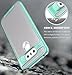 E LV Case for LG G6 - Hybrid Scratch Dust Proof Armor Defender Slim Shock-Absorption Bumper Case for LG G6 (2017) - [Grey/Mint]