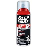 Deep Relief Extra Strength Heat Spray | Fast-Acting Pain Relief for Muscles & Joints | Deep Penetrating Heat|Non-Greasy| Made