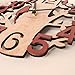 Giftgarden Tree Shaped Wall Clock Wood Decorations Housewarming Clocks