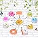 LEEHUR 20Pcs Slow Rising Squishies Keychain Kawaii Squishy Pack Party Favor Random Squeeze Funny Stress Relief Toys for Kids Gift School Prizes Supplies Classroom Rewards