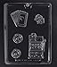 Casino Poker Vegas Chocolate Candy Mold Kit - Includes 4 Molds and Tips!