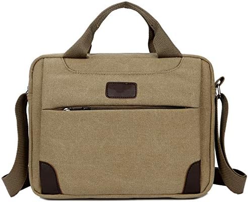 Techecho オフィス ブリーフケース ショルダー ノートパソコン ビジネス ビンテージ スリム クロスボディ メッセンジャーバッグ メンズレディース ショルダーバッグ 大容量 レザー コンピューターバッグ ベージュ Techecho オフィス ブリーフケース ショルダー ノートパソコン ビジネス ビンテージ スリム クロスボディ メッセンジャーバッグ メンズレディース ショルダーバッグ 大容量 レザー コンピューターバッグ ベージュ