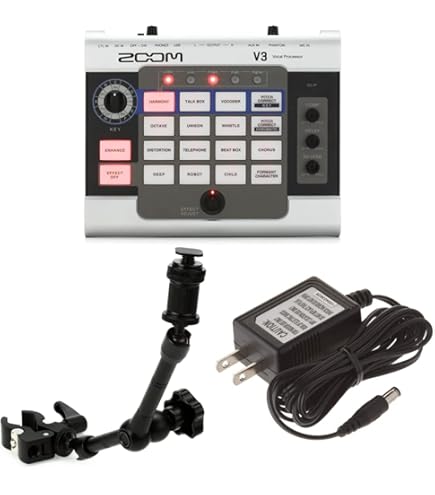 ZOOM V3 Vocal Processor（アダプターとホルダー付属） ZOOM V3 Vocal Processor（アダプターとホルダー付属） Amazon.com