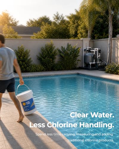 TP30 Salt Chlorine Generator for Pools up to 40,000 Gallons, Smart Salt Chlorinator with App Monitoring, ETL Listed, Auto Reverse Polarity Cell, Standard Plumbing Fit