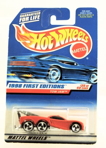 Hot Wheels - 1998 First Editions - Tow Jam - Red - #25 of 40 - Collector #658 - Limited Edition - Collectible