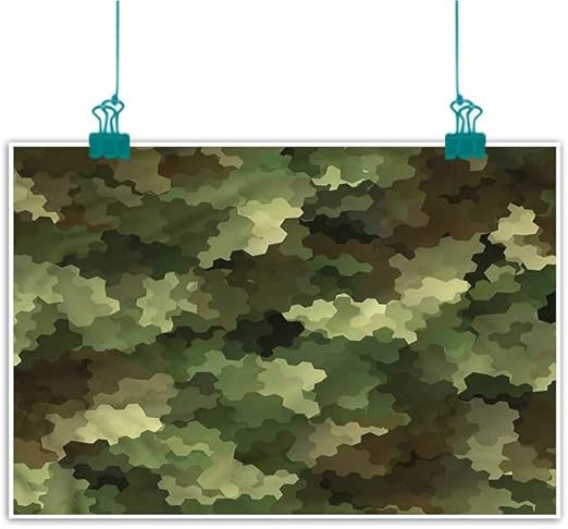 Amazon Com Unpremoon Camo Living Room Wall Decor W 24 X L 20