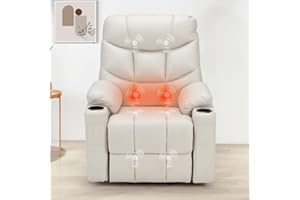 YODOLLA Power Lift Recliner Chair for Elderly with Massage and Heat, Electric Lift Lounge Recliner Chair with Side Pockets, U