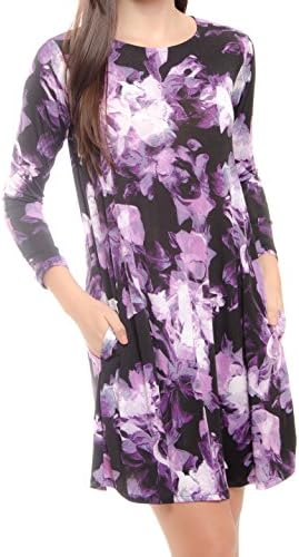 44 Colors Women Dresses On Sale Casual Plain Long Sleeve Shirt Dress with Pockets Fashion Top Clothing Girl 082-04