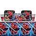 Spiderman Party Supplies Pack for 16 Guests: Dinner Plates, Luncheon Napkins, Cups, and Table Cover