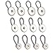 MumCraft 12Pcs 10mm/15mm/19mm Sewing Collar Fasteners Extender Buttons for Dress Shirt Pants Jean- Waist Button Extenders for Men Women Maternity Pregnancy
