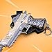 mankecheng Games Metal Silencer Pistol Gun Model Action Figure Arts Toys Collection Keychain Gift