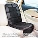 Car seat Mat Protector by Babykid - Thick Pad, XL Size with 2 Large Pockets, Fit Any Vehicle, Premium Waterproof 600D PVC Fabric. This Child & Baby Carseat Mat Protects Your Upholstery from Damage