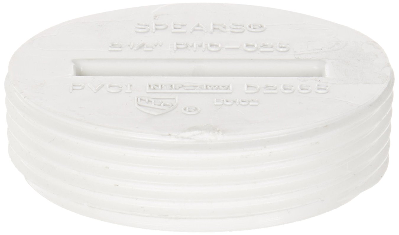 Spears P110 Series PVC DWV Pipe Fitting New 11/2 NPT Male Flush Plug
