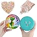 sloueasy Rose Red Flamingo Fluffy Slime with Foam Beads, Non-Sticky Floam Slime Stress Relief Toy Scented DIY Putty Sludge Toy for Girls and Boys 7oz