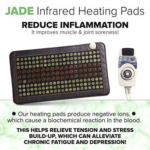 Jade Back Far Infrared Heating Pad for Back Pain, Infrared Heating for