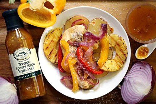 Robert Rothschild Farm Pineapple Coconut Mango Tequila Sauce (12.1 oz) - Glaze & Finishing Sauce - Sweet & Creamy Sauce for Chicken, Fish, Pork, Salmon - Seafood and Poultry Marinade - Thumbnail 2