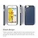 elago® [Outift Matrix][Jean Indigo] - [Premium Hybrid Construction][Brushed Aluminum][Spark Design Award] - for iPhone 6/6S Plus