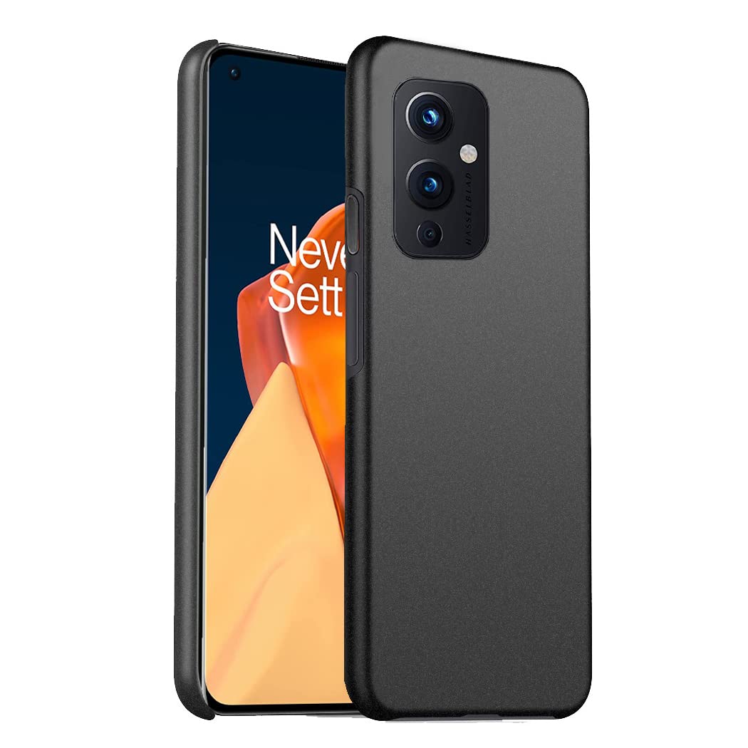 GAPlus OnePlus 9 Case Ultra Slim Thin Armour Hard Case Matte Rubberized Cover For OnePlus 9 (Black)