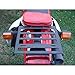 Cargo Rack Luggage Carrier Utility Rear Tail Holder Red Powdercoat fits: 93-16 Honda XR650L - Immix Racing - 100-001-red