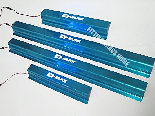New 4 Doors Sill Scuff Plate blue light LED 4DOOR for Isuzu Holden Rodeo D-max Dmax 2012 2013 2014