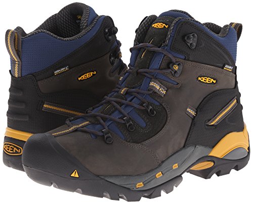 KEEN Utility Men's Pittsburgh Work Boot (Steel Toe),Raven