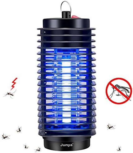 Electronic Insect Killer,Junya Electronic Zapper Insect Killer, Mosquito Killer with Trap Lamp for Standing or Hanging Indoor 110V