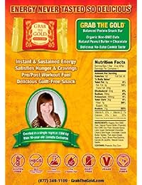 Grab el oro Snack de energía, barras de caja de 12