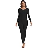 Aoylisey Adult Long Sleeve Plus Size Unitard for Women One Piece Dance Bodysuits 1201